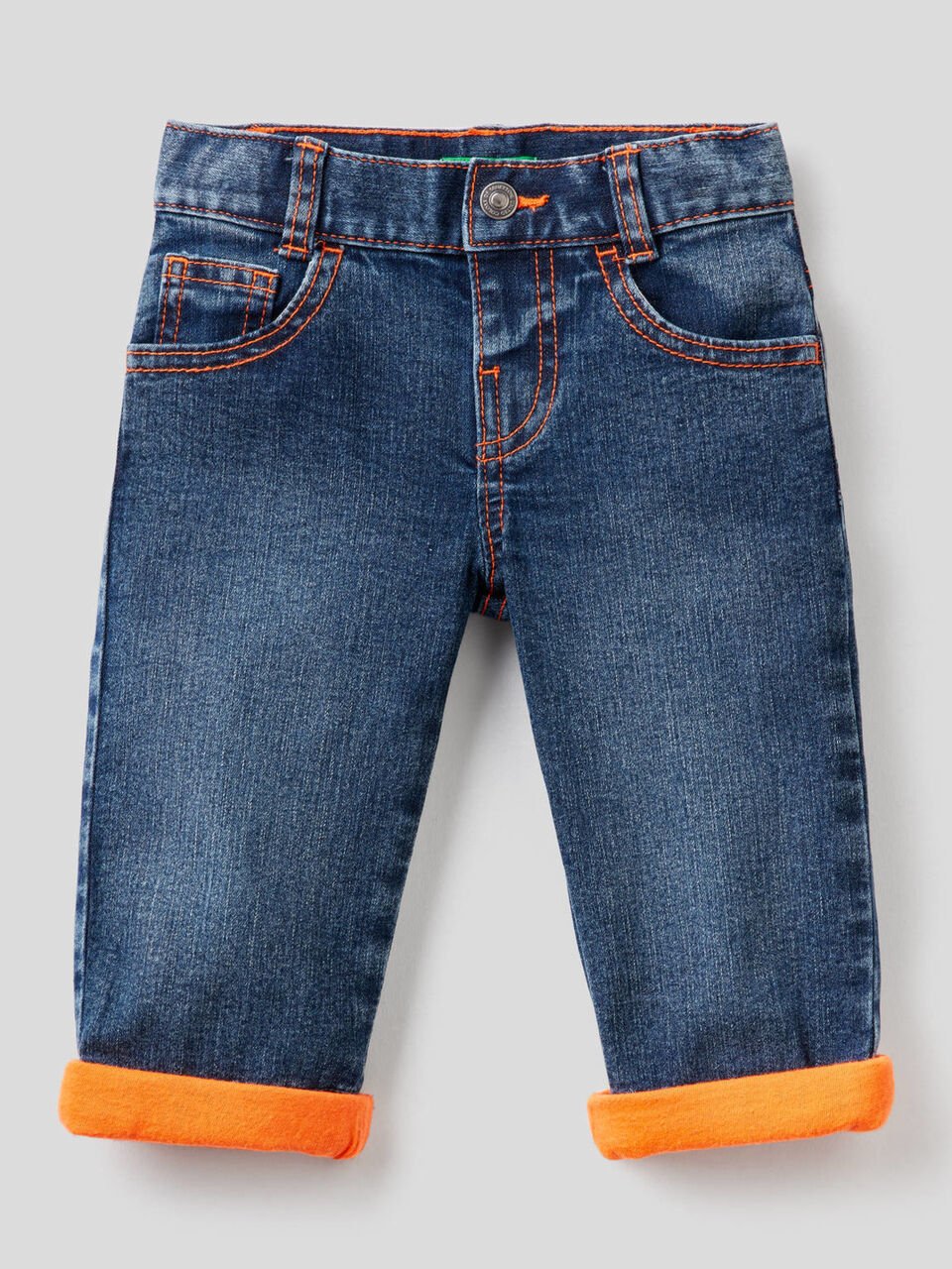 Jeans with neon details image number 1