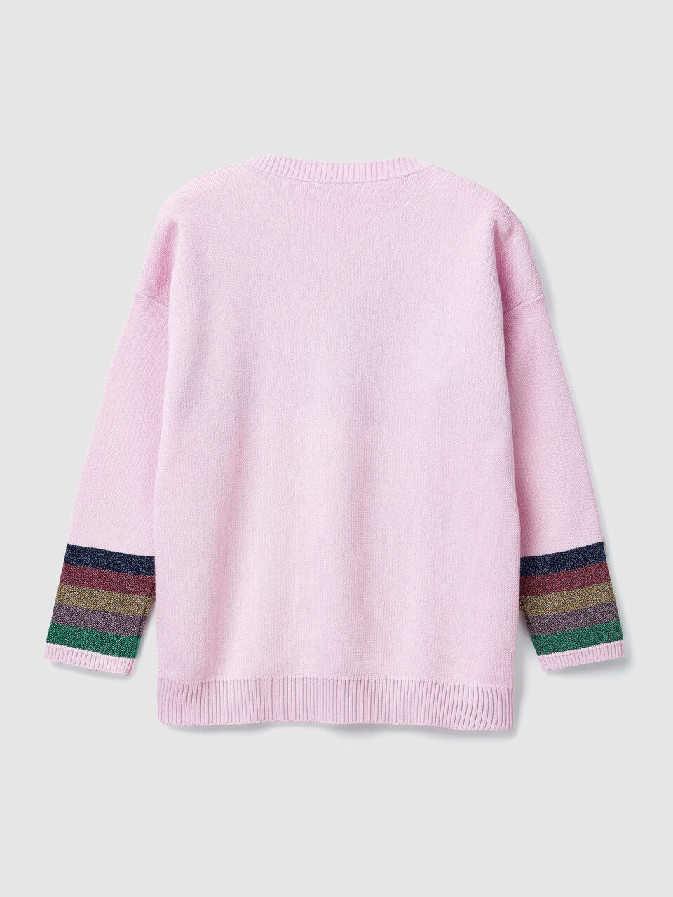 Maglia con scritte e lurex image number 2