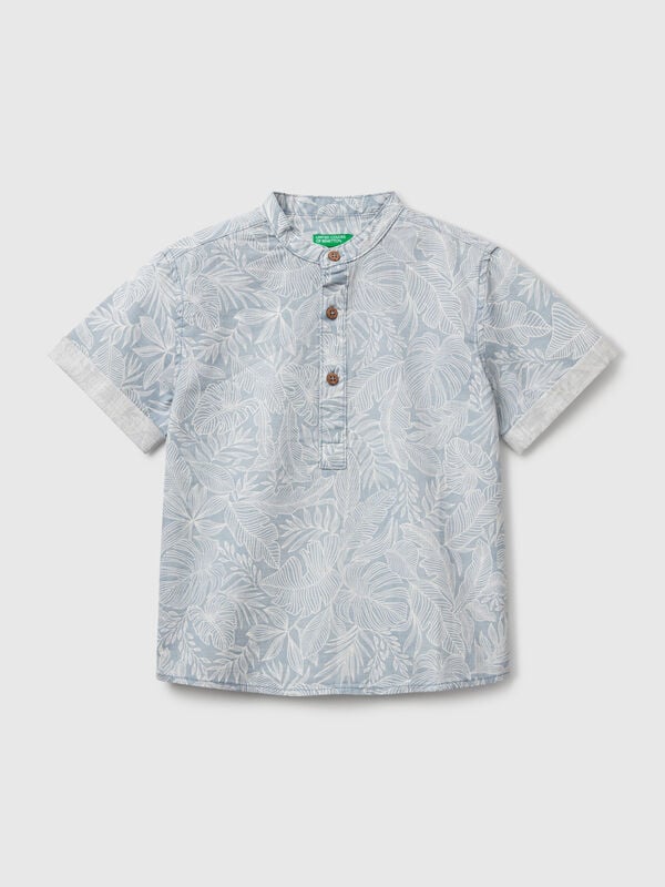 Chemise imprimé tropical Garçon