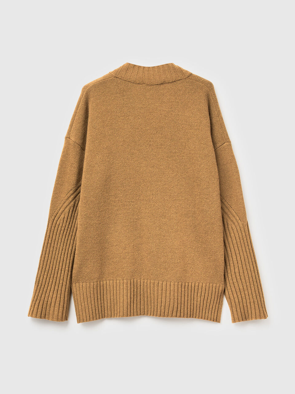 MAGLIA SCOLLO V M/L Donna image number 2