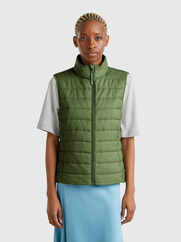 Gilet sans manches coupe slim avec rembourrage  Femme