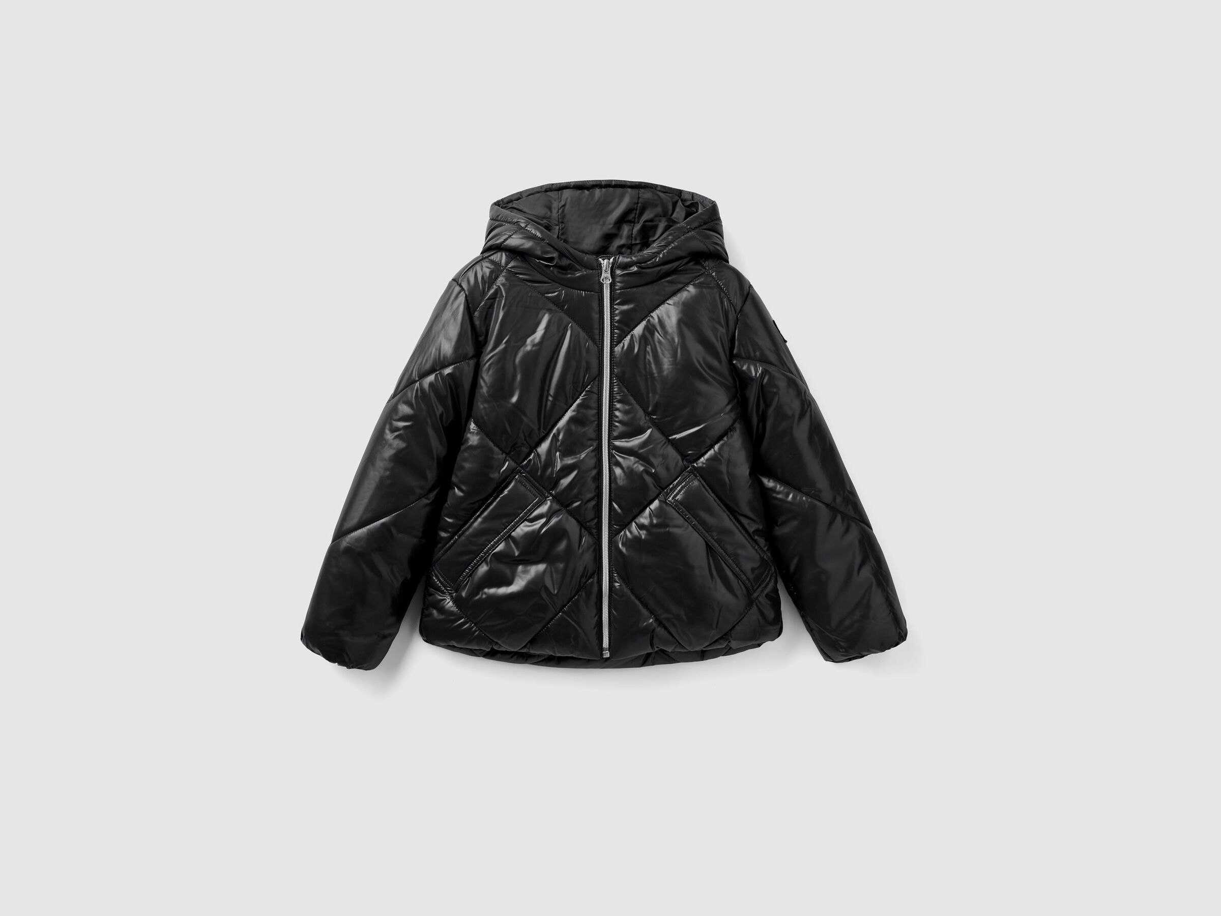 Wattierte Jacke mit Kapuze image number null
