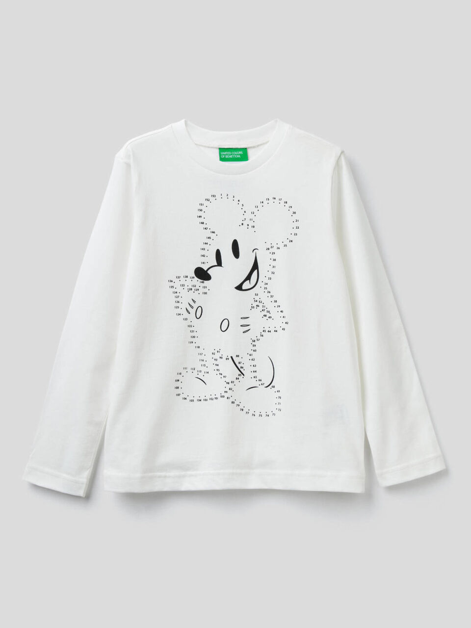 T-Shirt mit langen Ärmeln und Micky Maus-Print image number 1