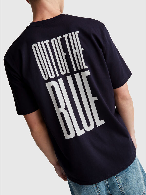 T-shirt relaxed fit con stampa Uomo