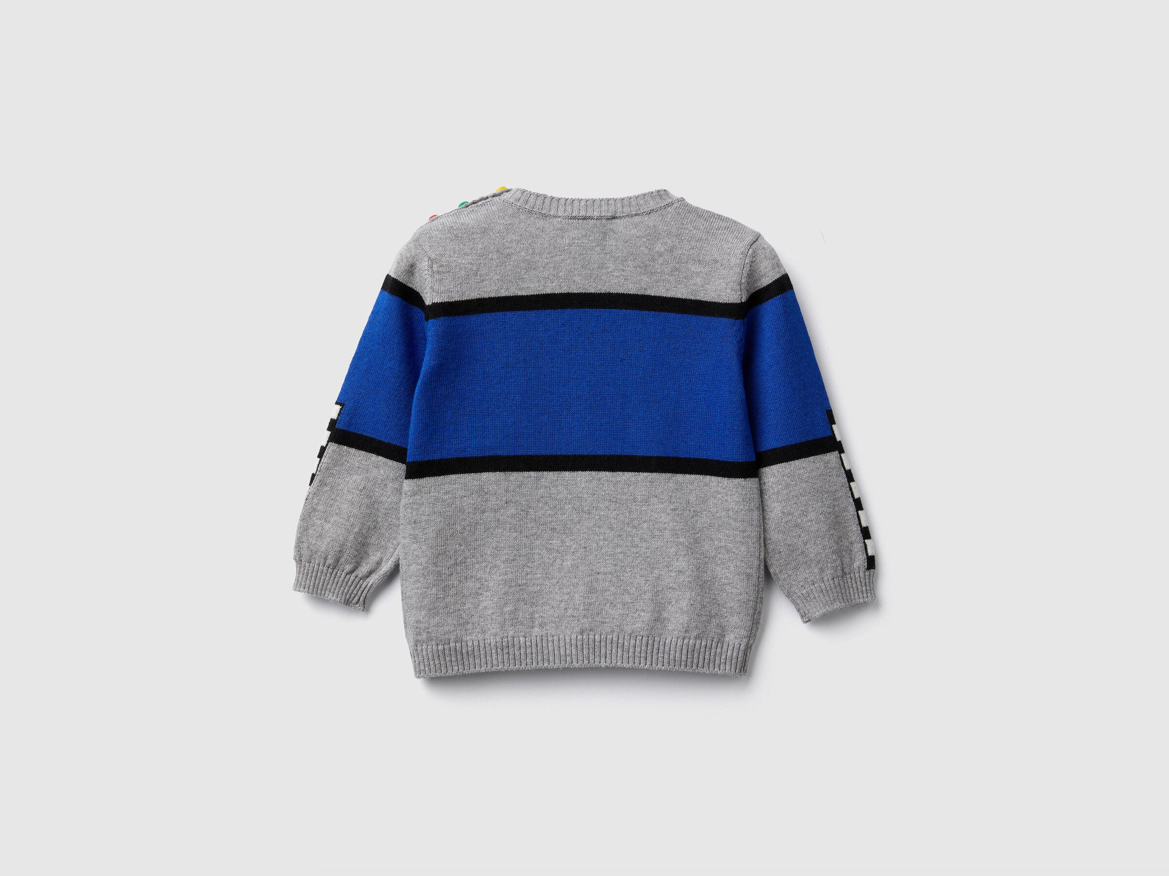 Pullover mit bunten Intarsienarbeiten image number null