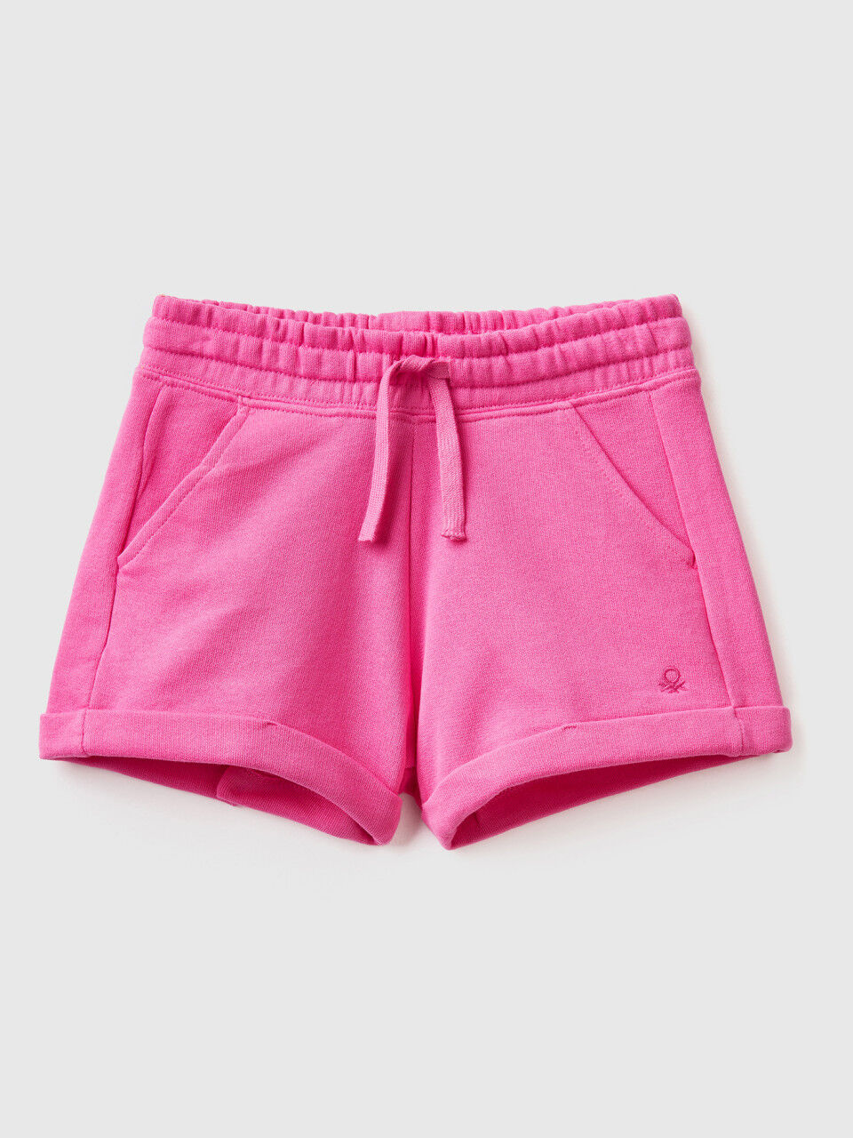 Shorts in felpa 100% cotone