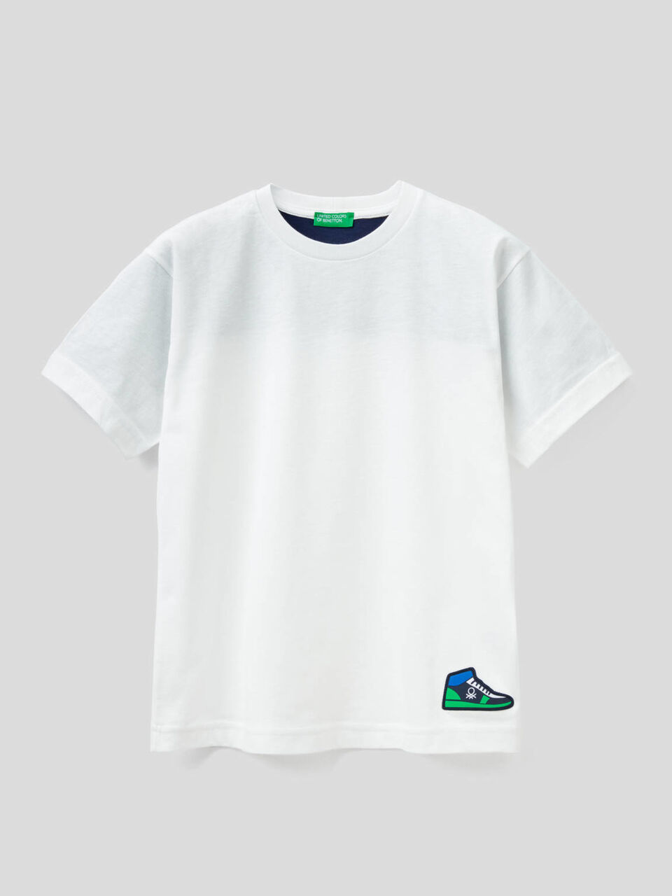 T-shirt in 100% cotone con slogan image number 1