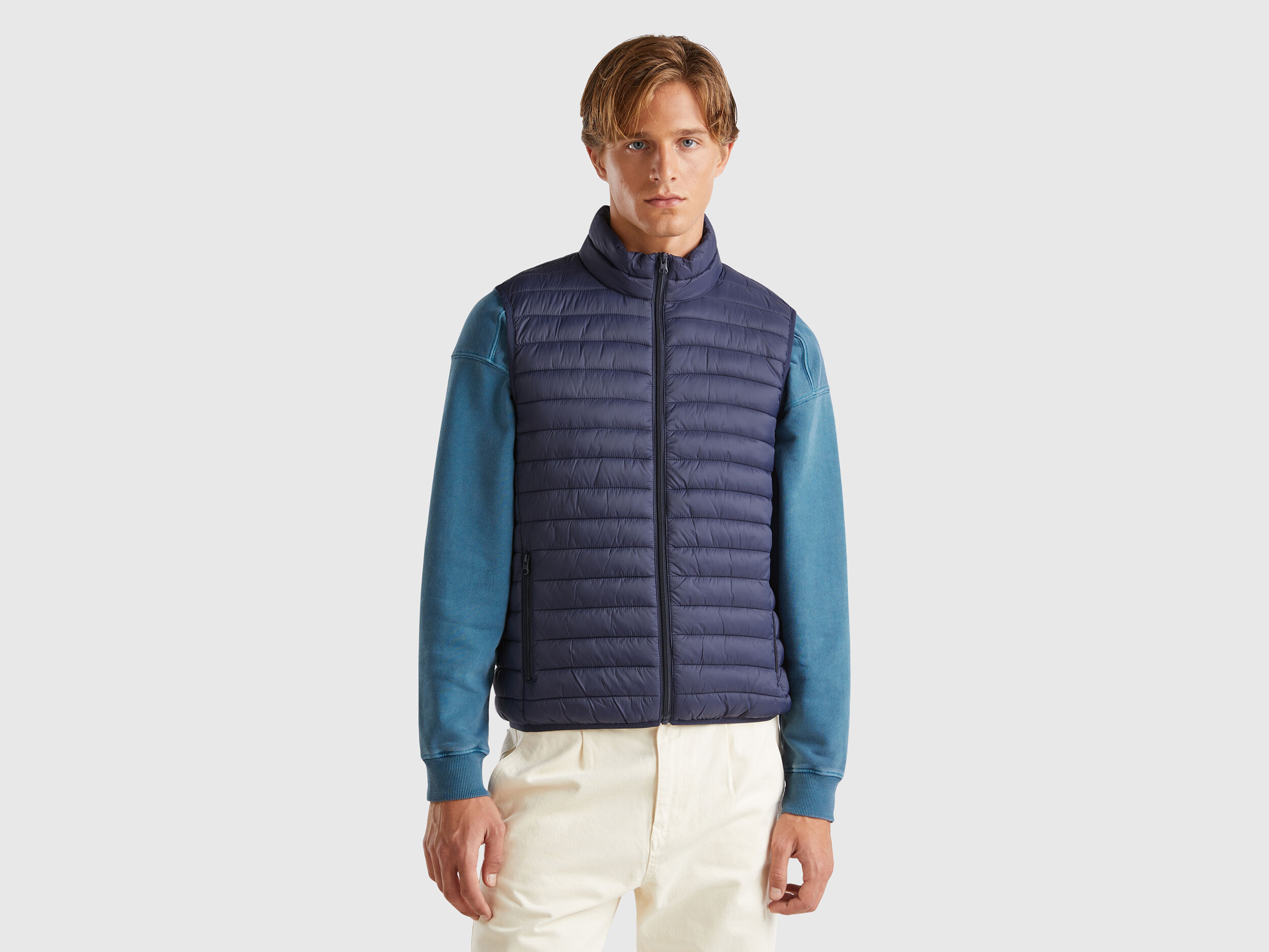 Doudounes Sans Manches Homme Nouvelle Collection 2024 Benetton