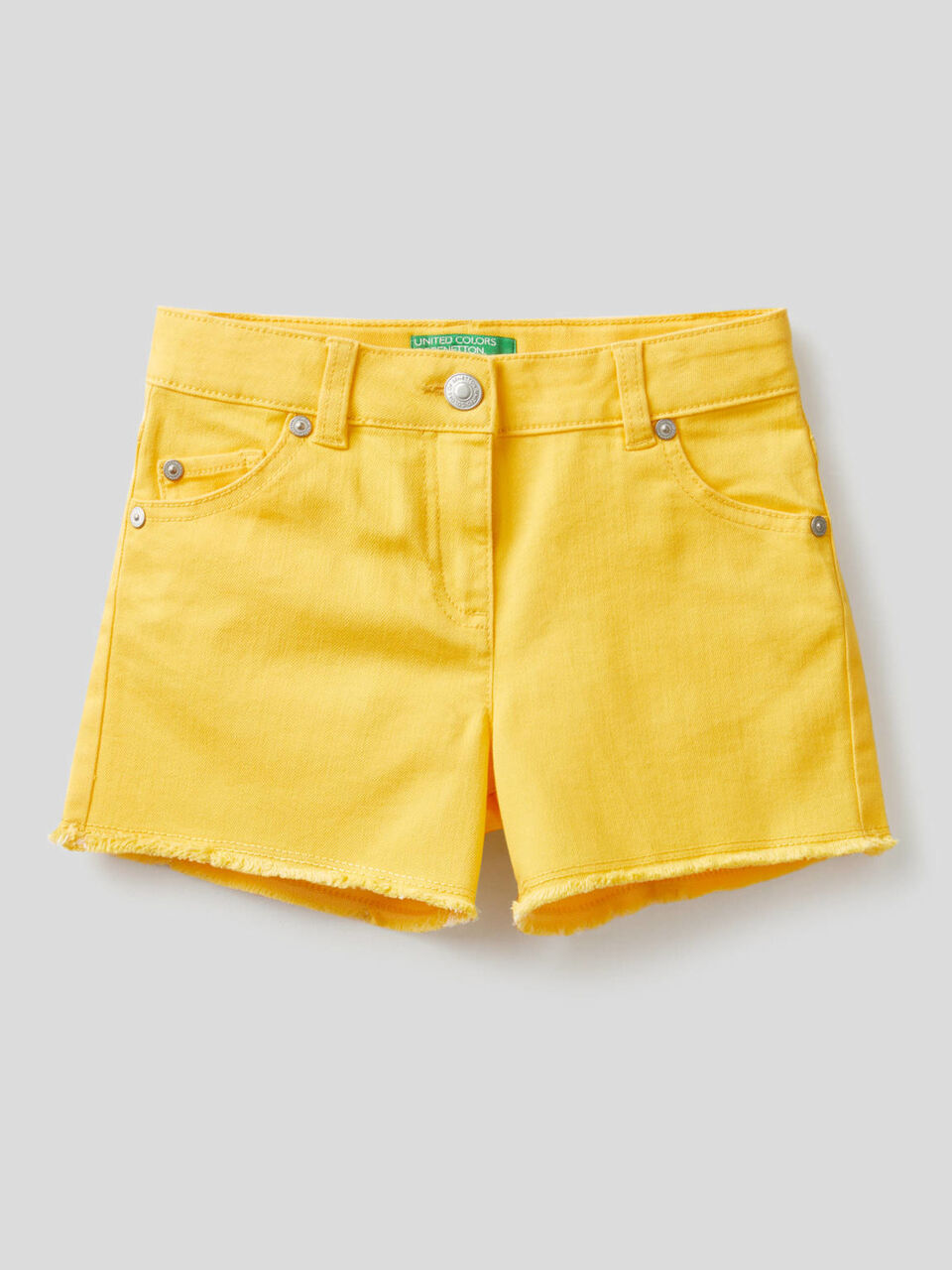 Shorts in stretch cotton blend image number 1