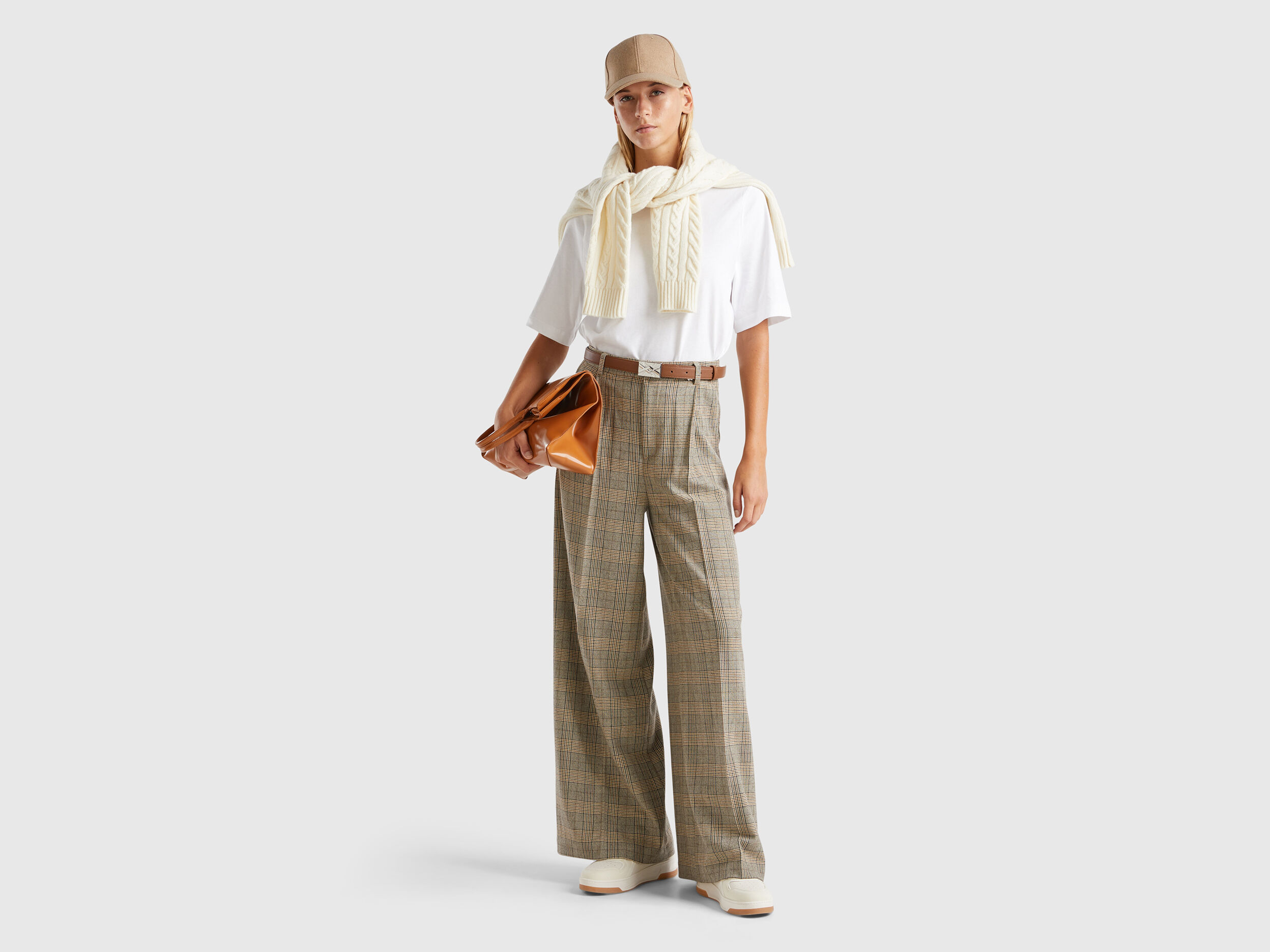 Women s Relaxed Fit Trousers New Collection 2024 Benetton