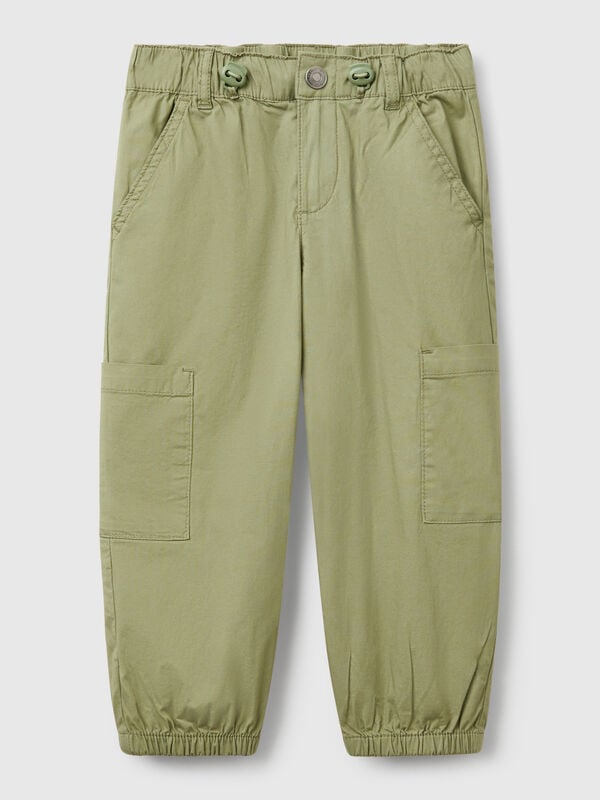 Parachute trousers in stretch cotton Junior Boy