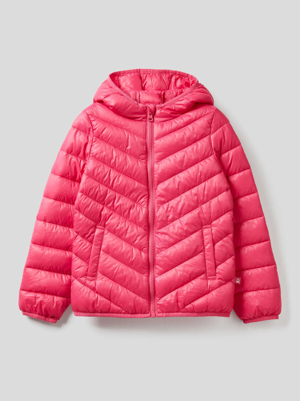 Wattierte Jacke mit Kapuze image number 1