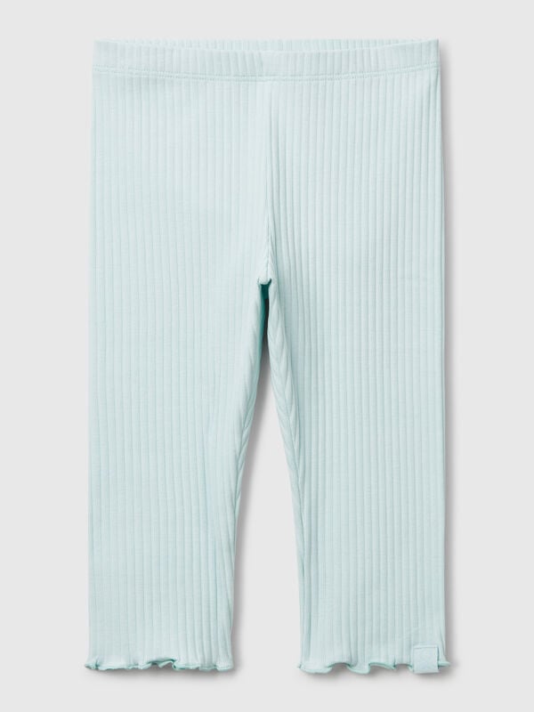 Leggings in cotone stretch Bambina