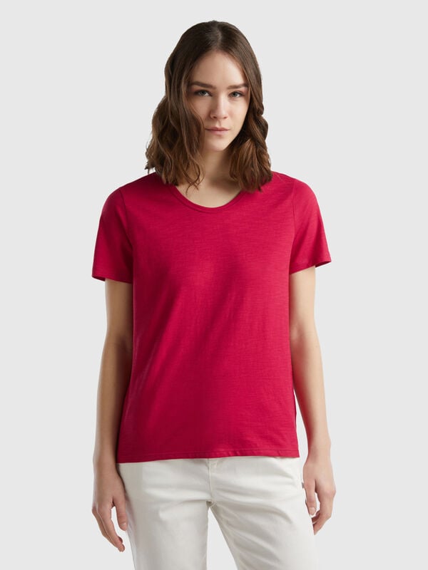 Short sleeve t-shirt lightweight cotton Women