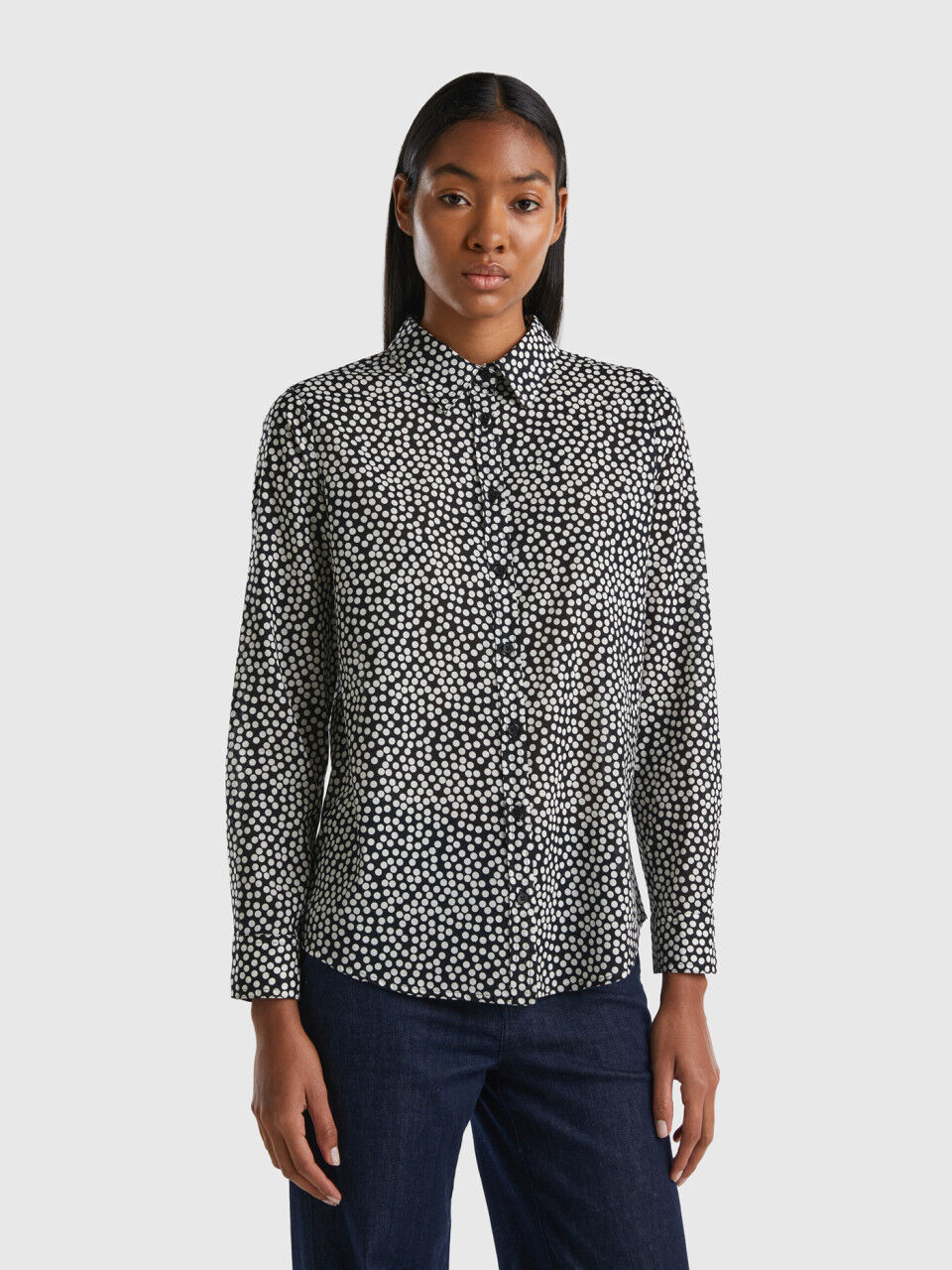 Chemise femme sale benetton