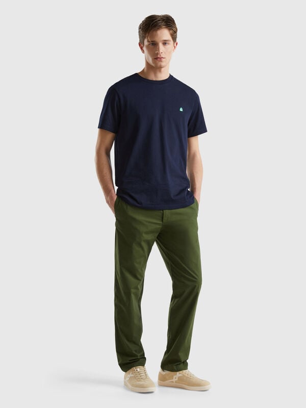 Pantalon en toile à cordon de serrage Homme