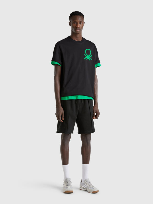 Bermuda en molleton de coton  Homme