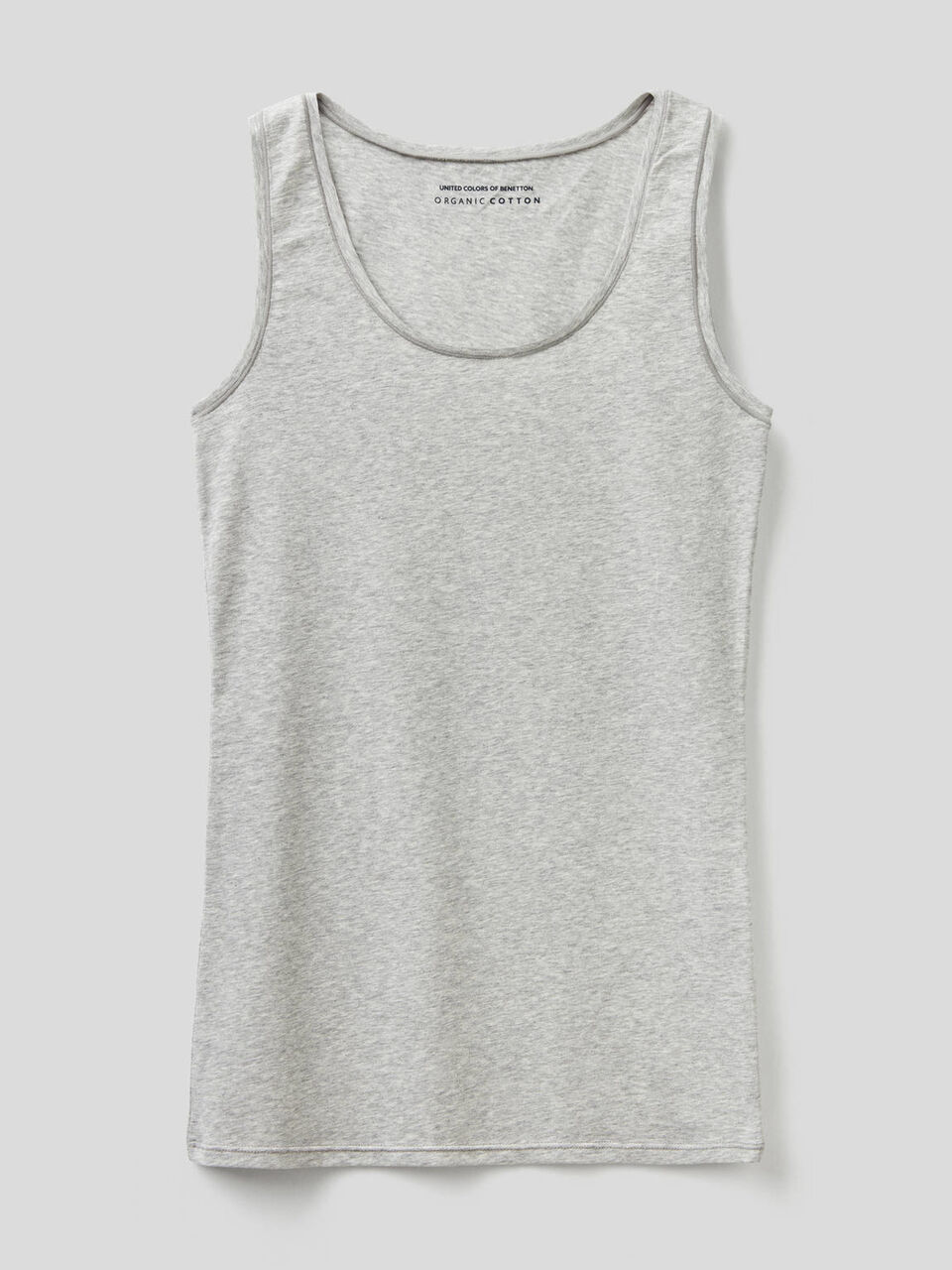 Tank top in super stretch organic cotton image number 1