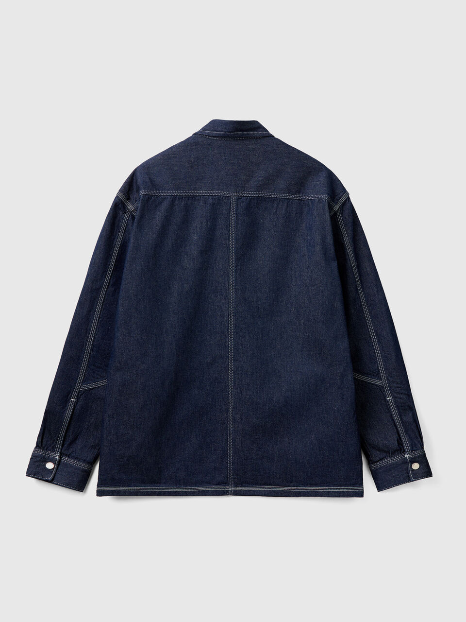 Oversized shirt in chambray image number 2