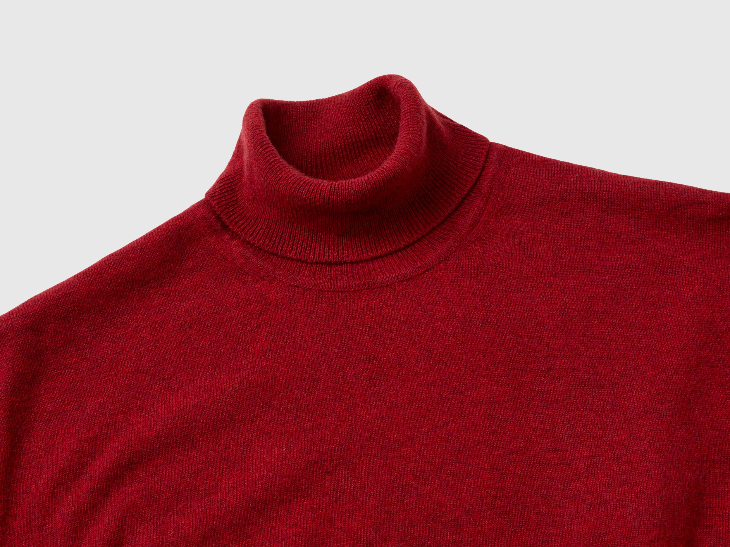 Red wool turtleneck sale