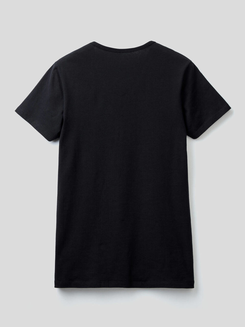 T-shirt basique avec col en V image number 2