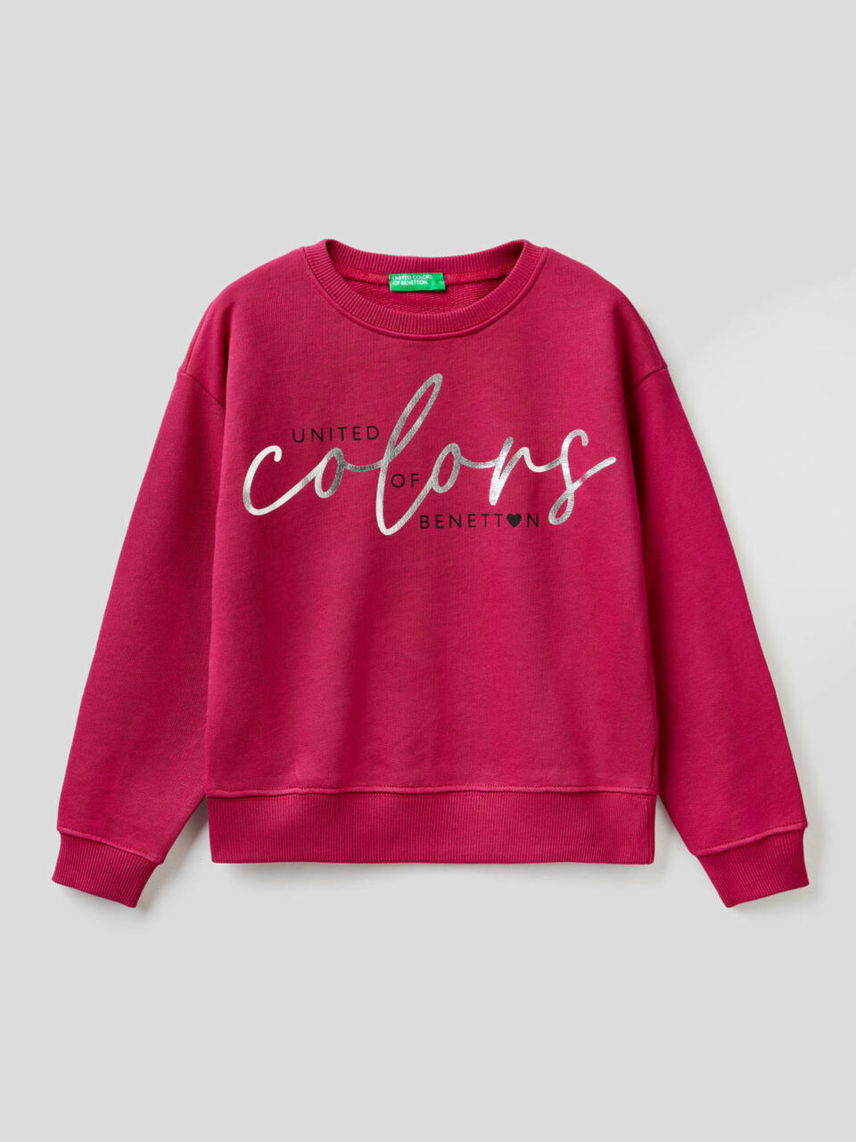 Felpa in 100% cotone con logo image number 1