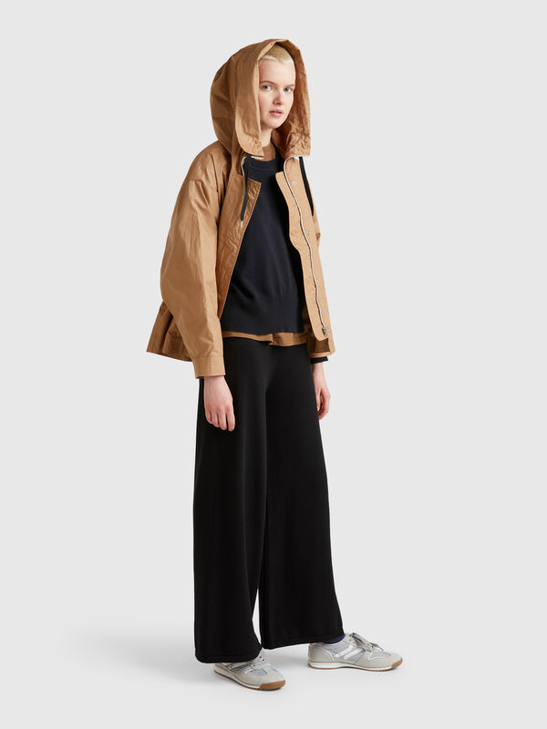 Pantaloni ampi in maglia Donna