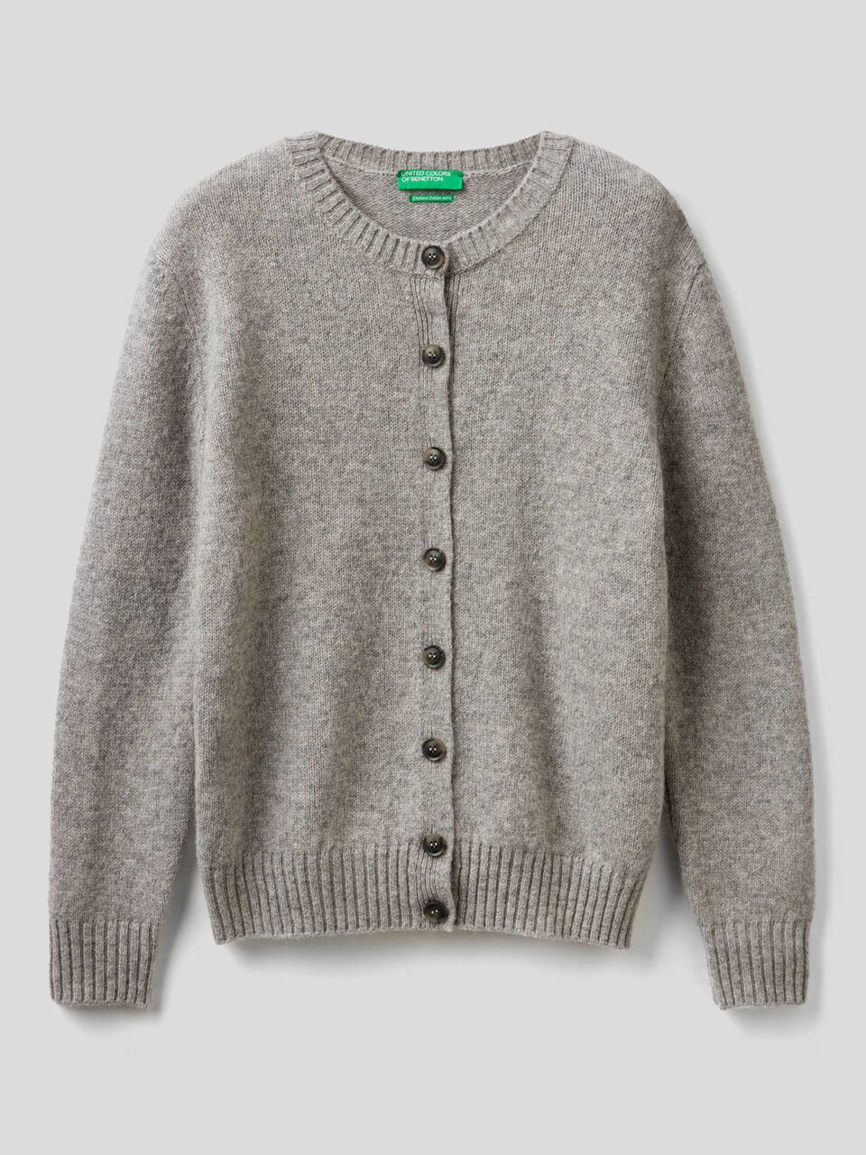 Cardigan in pure Shetland wool image number 1