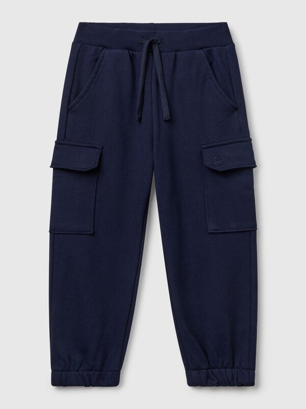 Pantalon cargo sweat-shirt Garçon