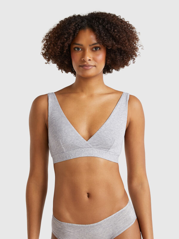 Soutien-gorge triangle en coton super stretch Femme