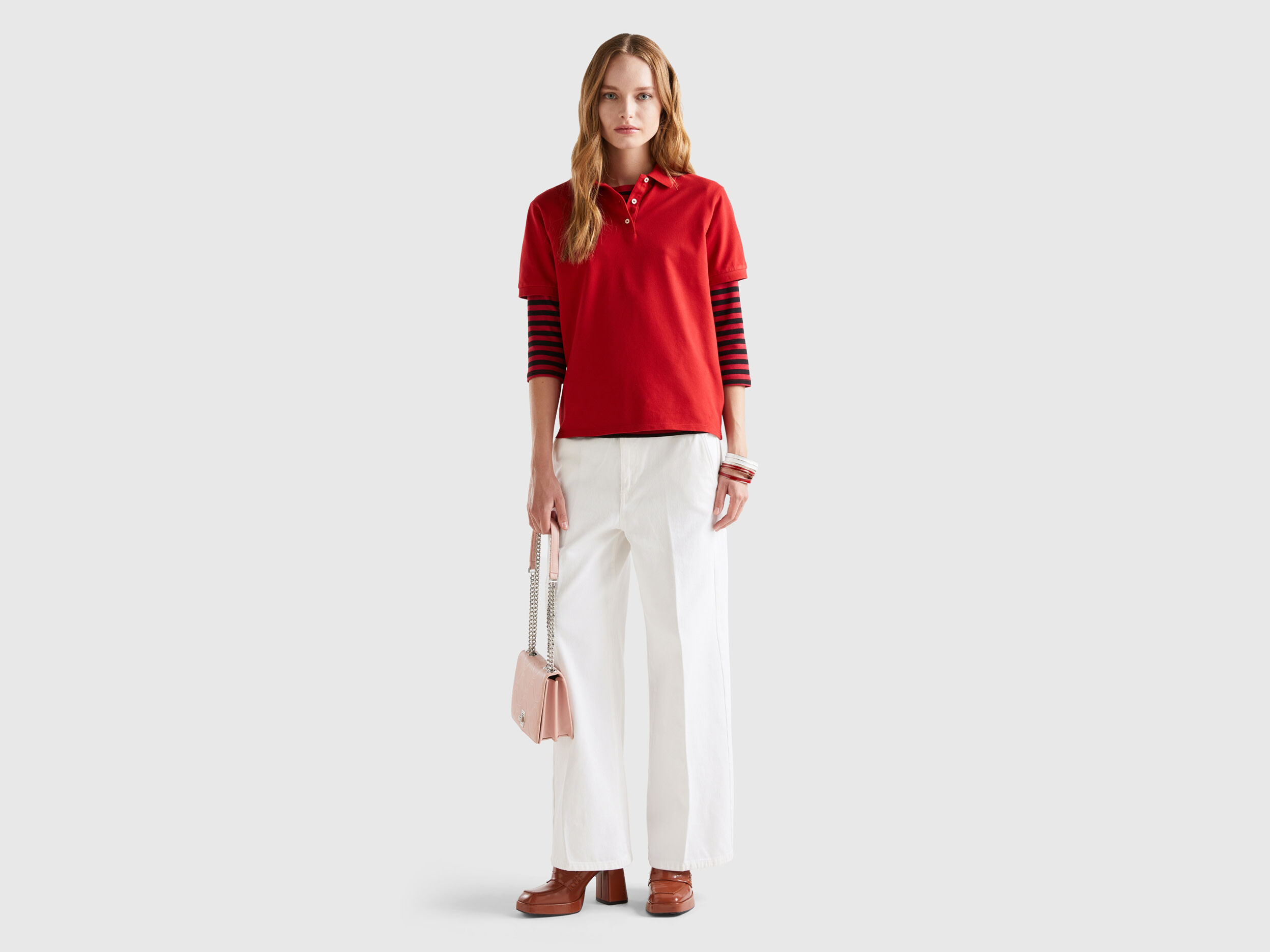 Polo benetton femme deals