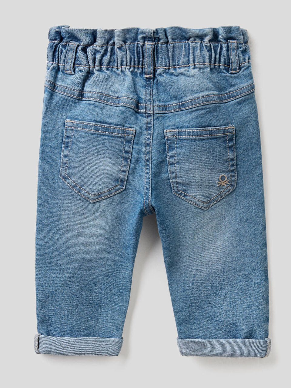 "Eco Recycle" paperbag cut jeans image number 2
