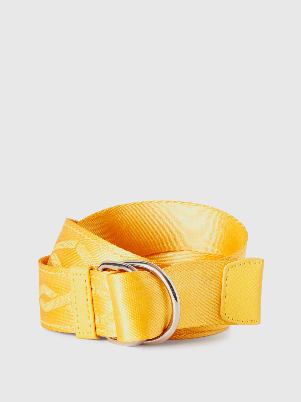 Cintura gialla con doppio anello