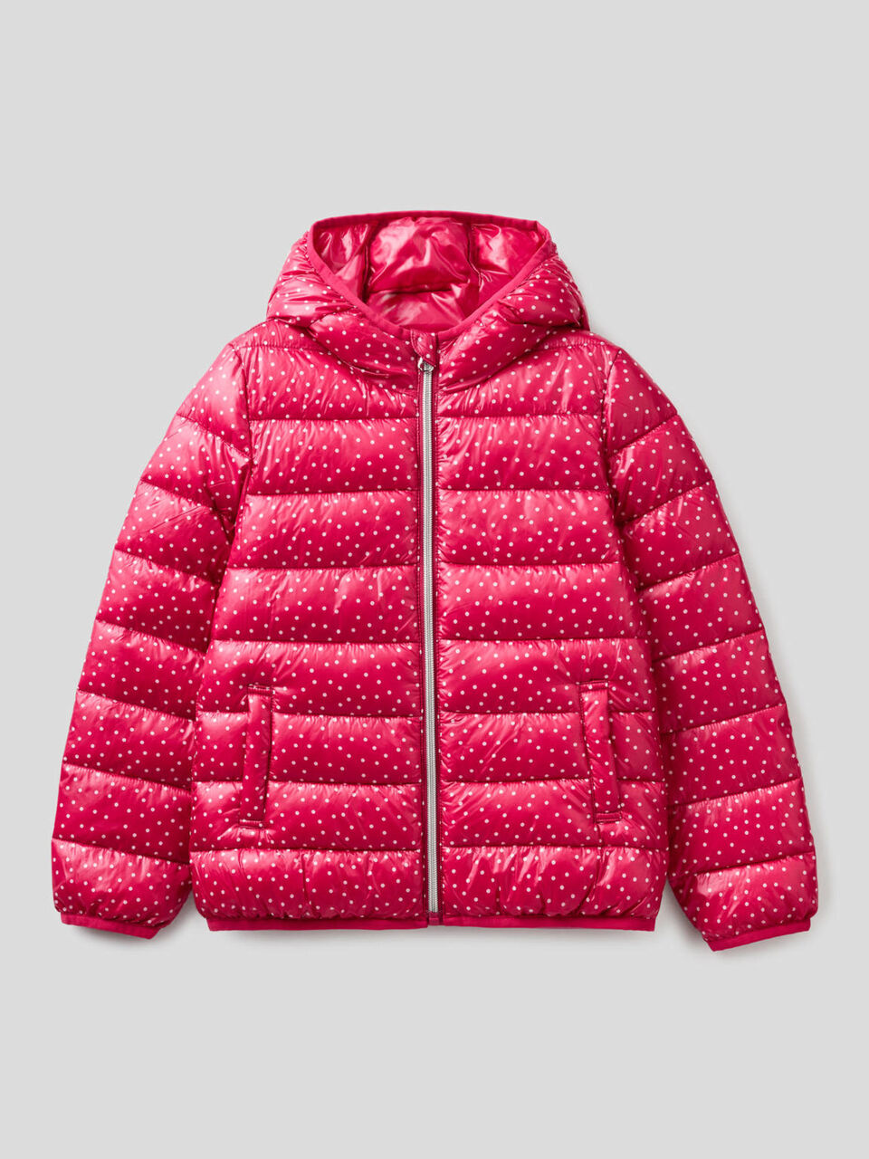 Wattierter Anorak mit Musterprint image number 1