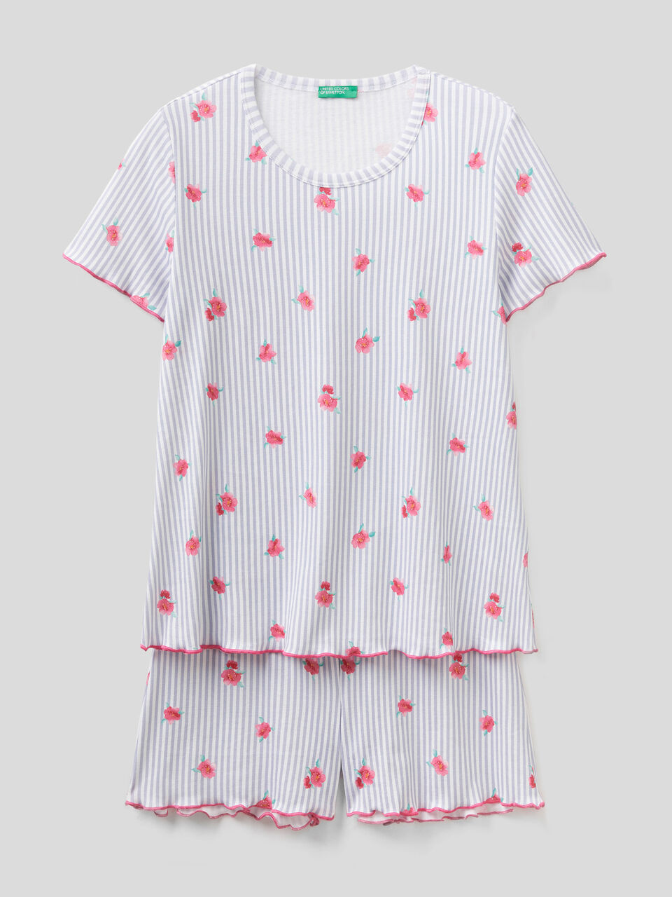 Pigiama fantasia t-shirt e shorts image number 1