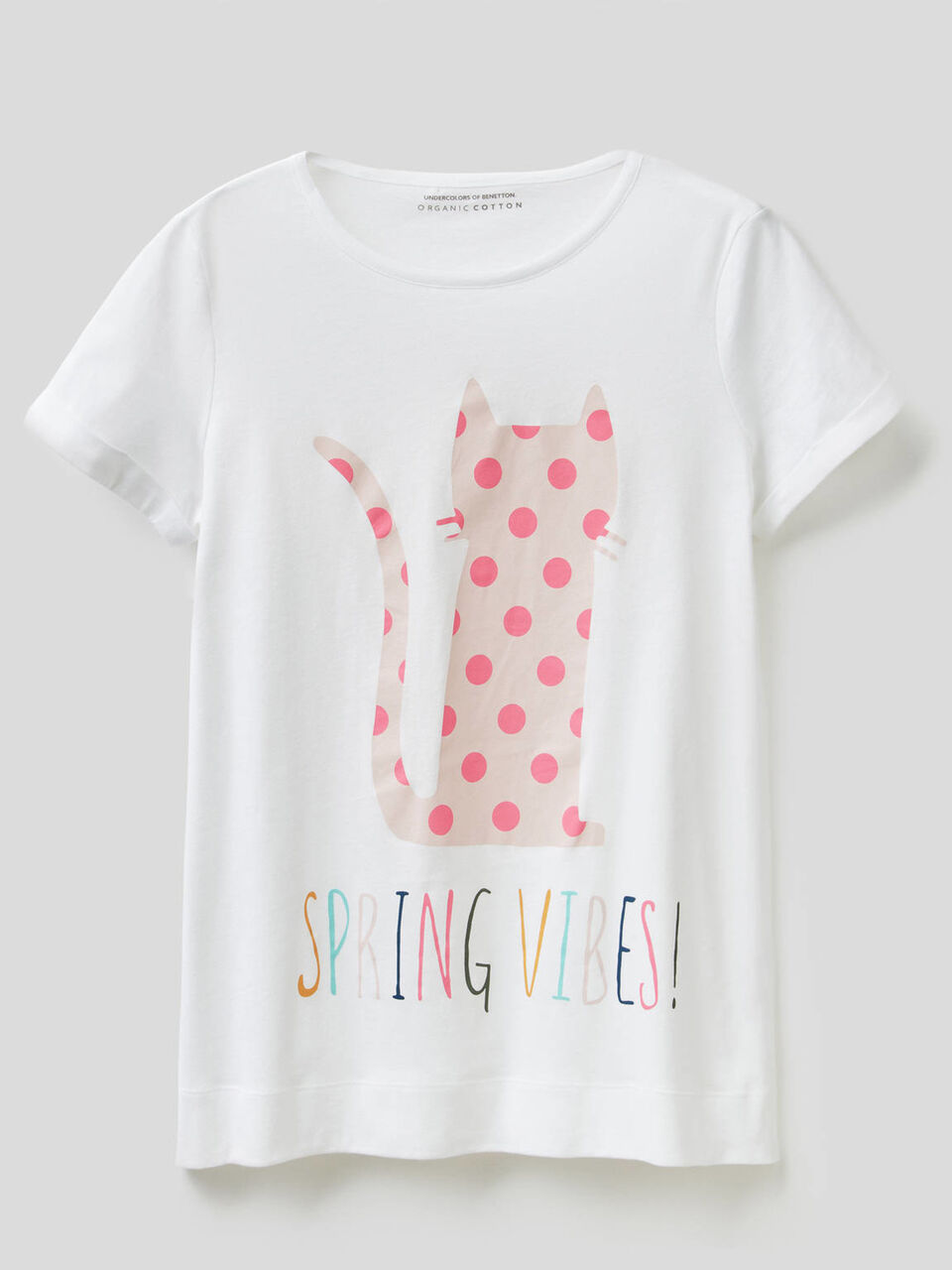 T-shirt avec imprimé et fentes image number 1