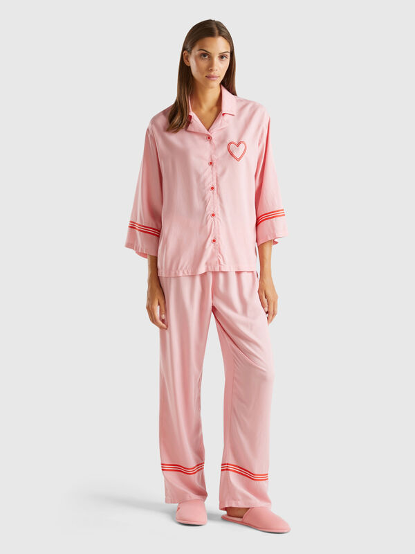 Pyjamas in sustainable viscose Women