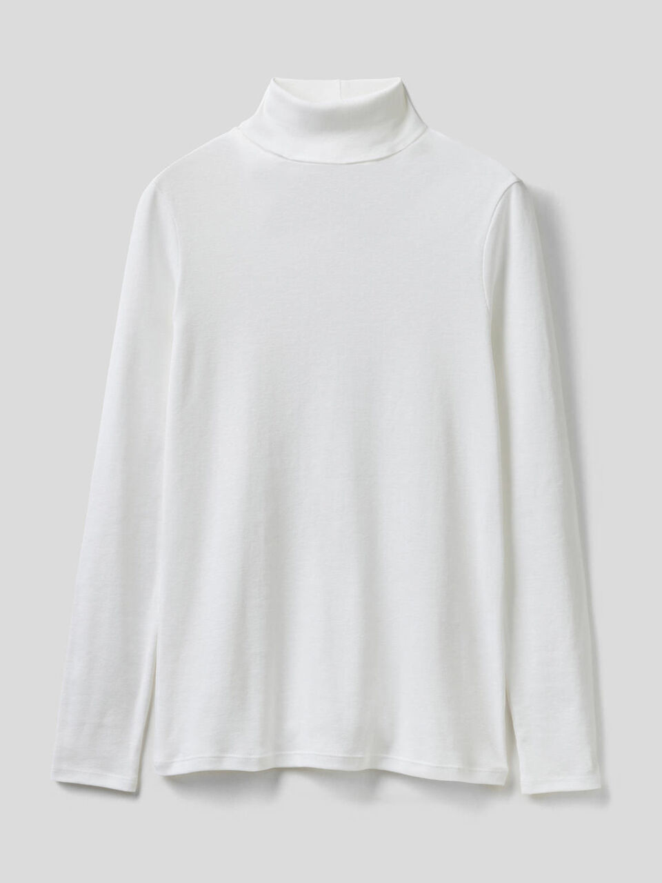 T-shirt a manica lunga con collo alto image number 1
