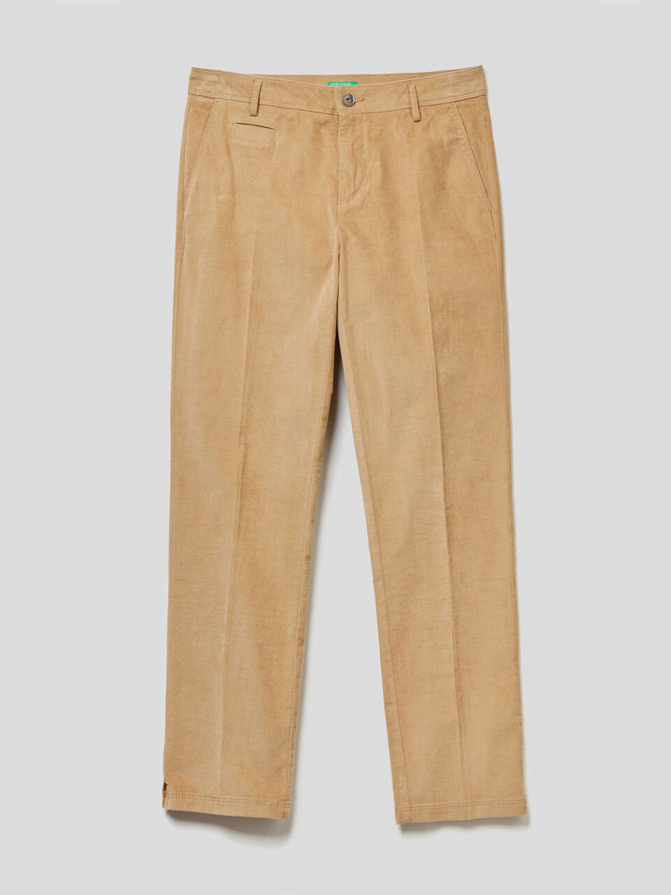 Chino in velluto elasticizzato image number 1