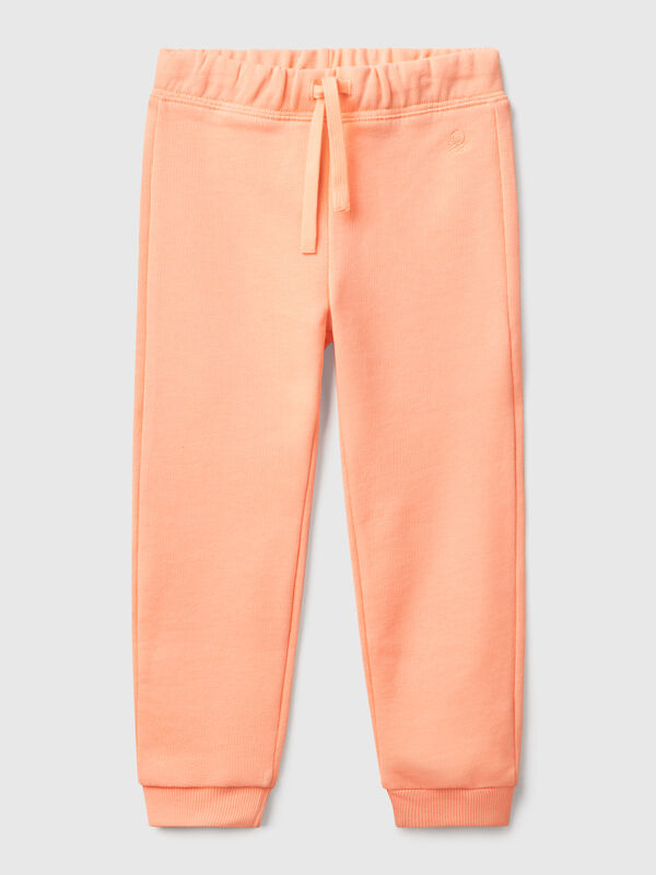 Pantaloni in felpa di cotone bio Bambina