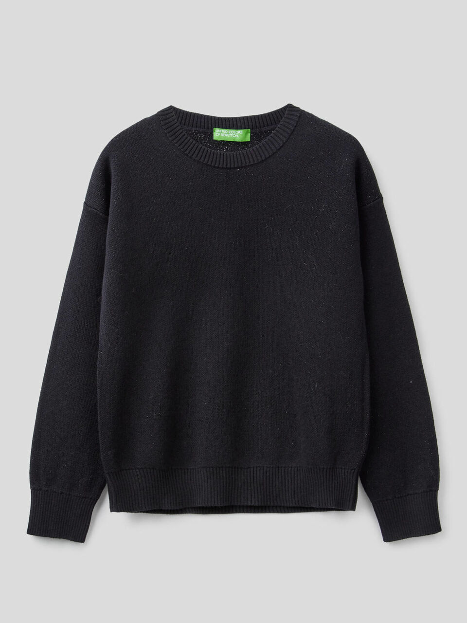 Pull col rond en intarsia image number 1