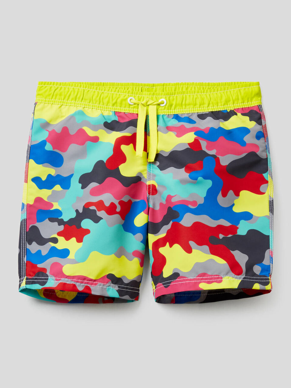 Boxer de bain camouflage multicolore image number 1