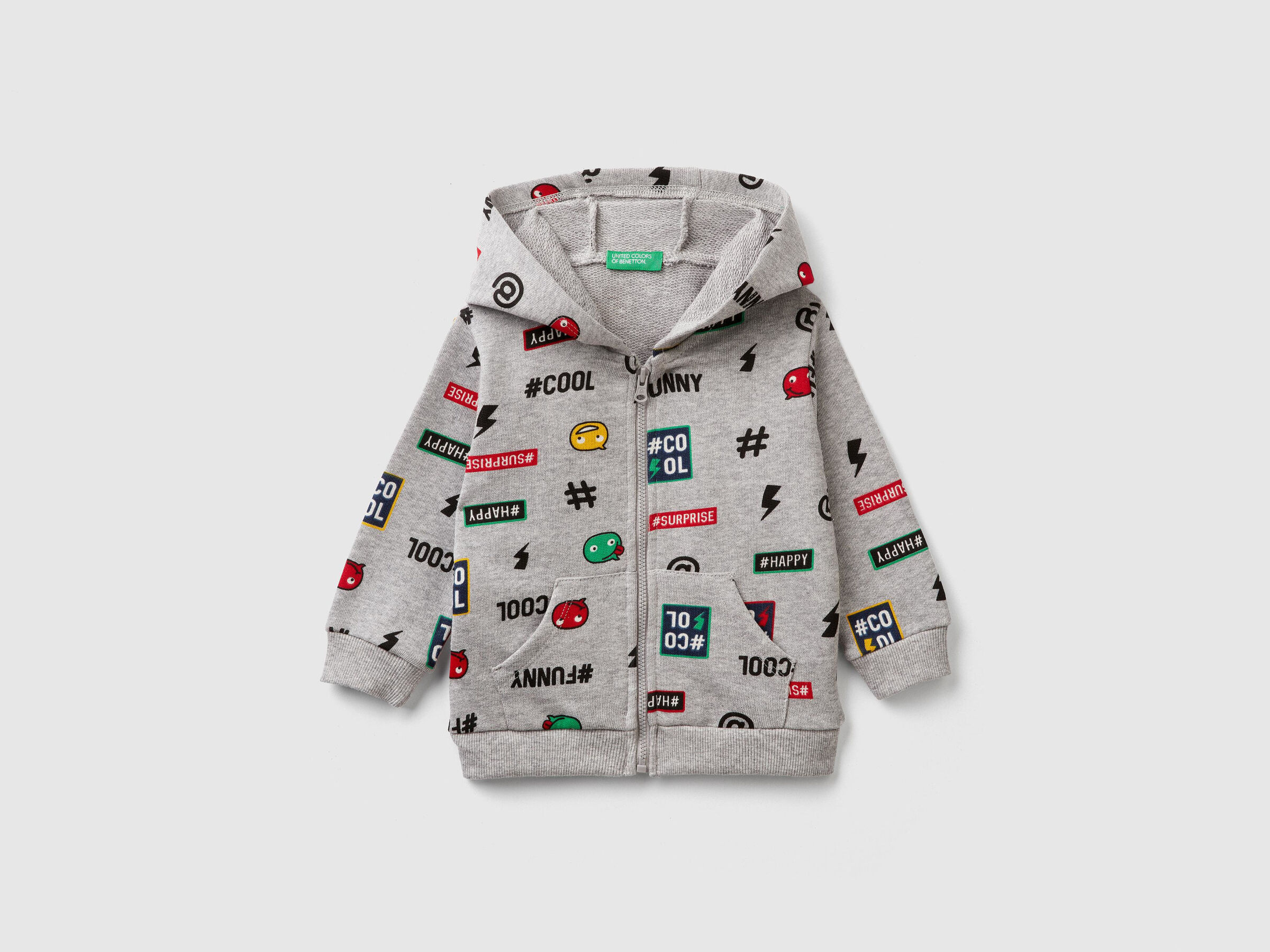 Sweatshirt mit Print und Kapuze image number null