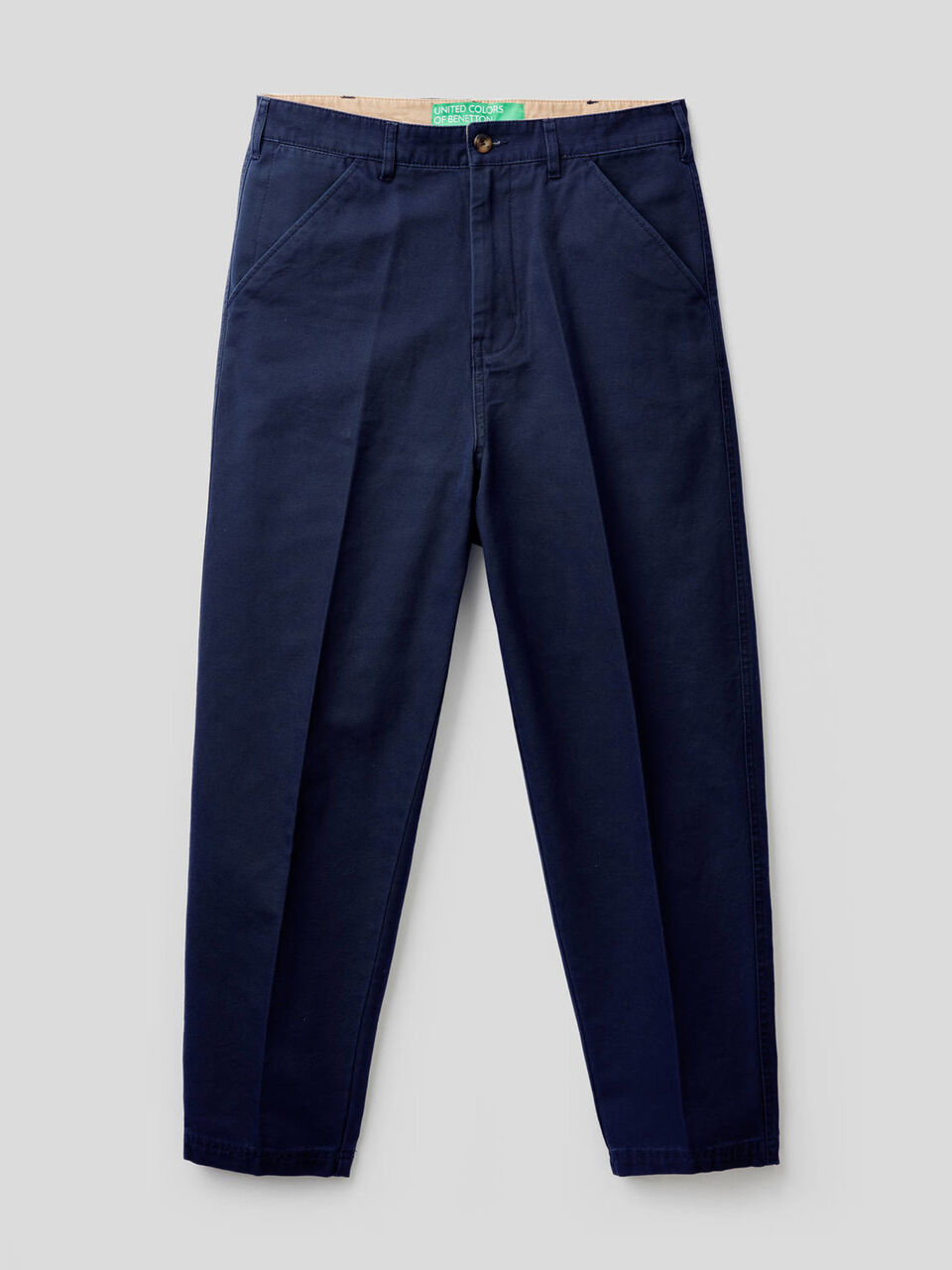 Chino cropped en 100% coton image number 1