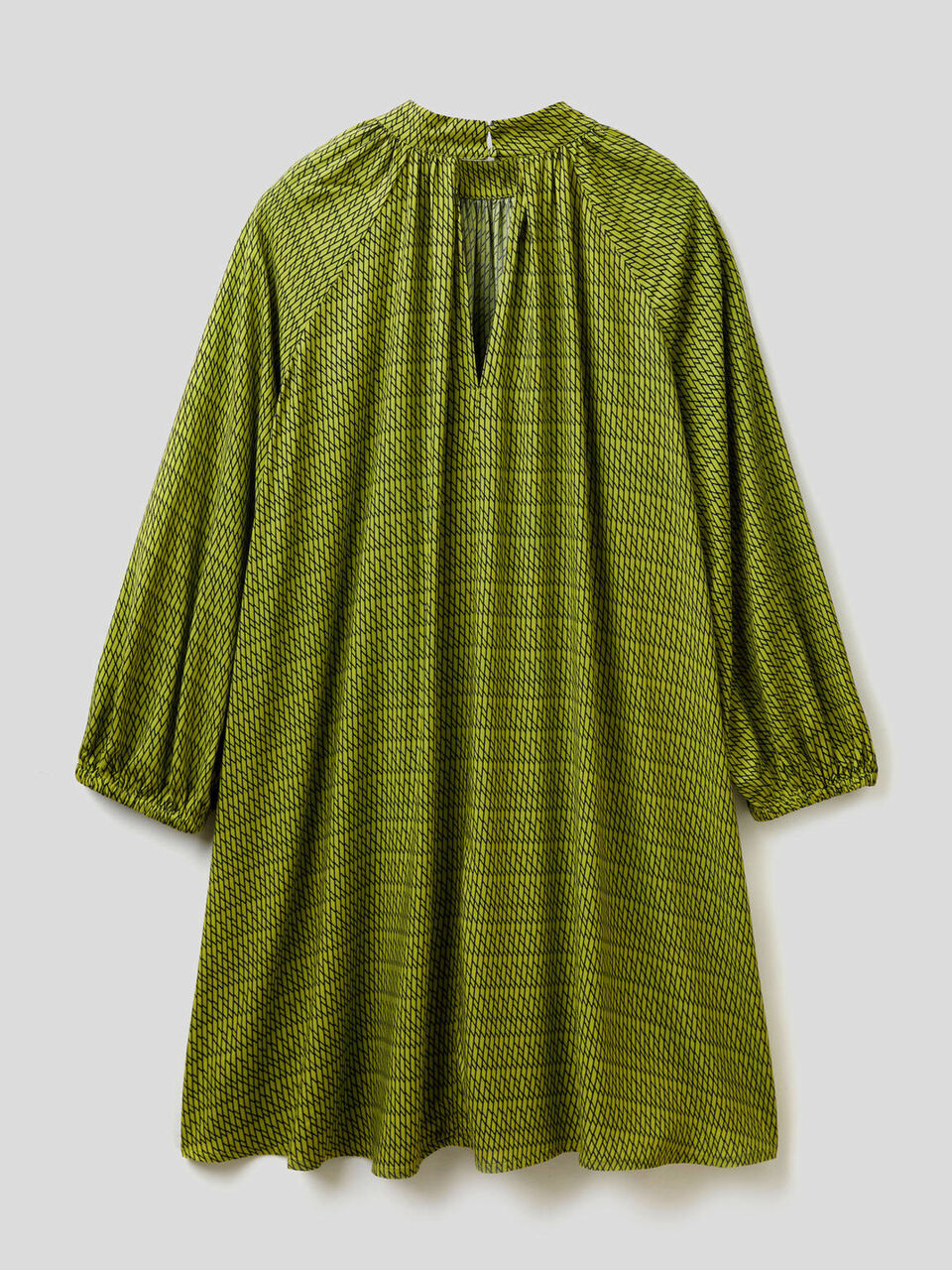 Patterned dress in sustainable viscose image number 2