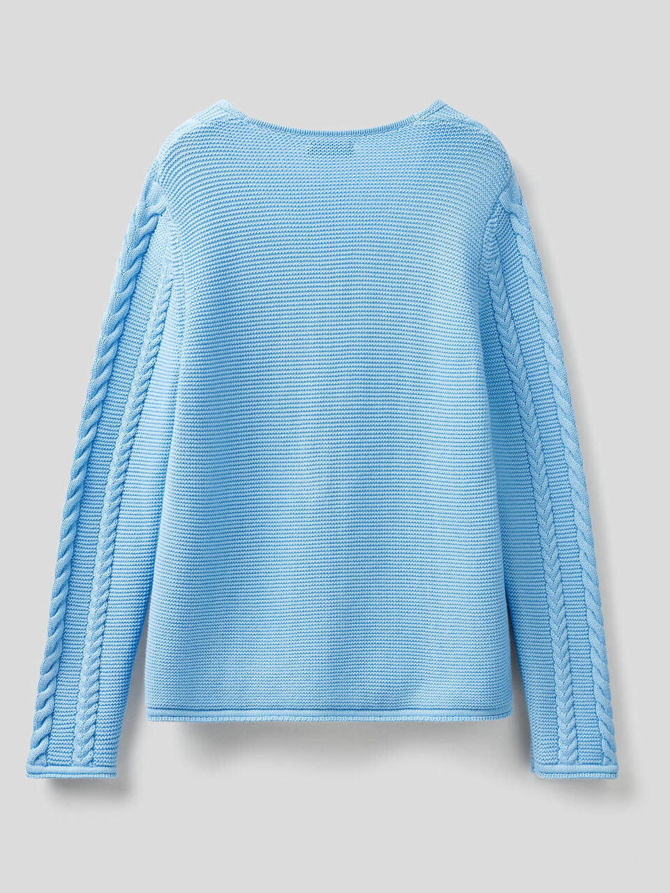 Pull à torsades en pur coton image number null