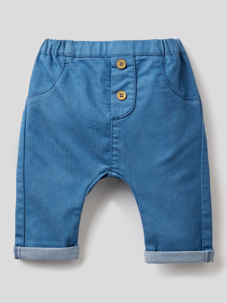 Hose in einer stretchigen Baumwollmischung Newborn image number null