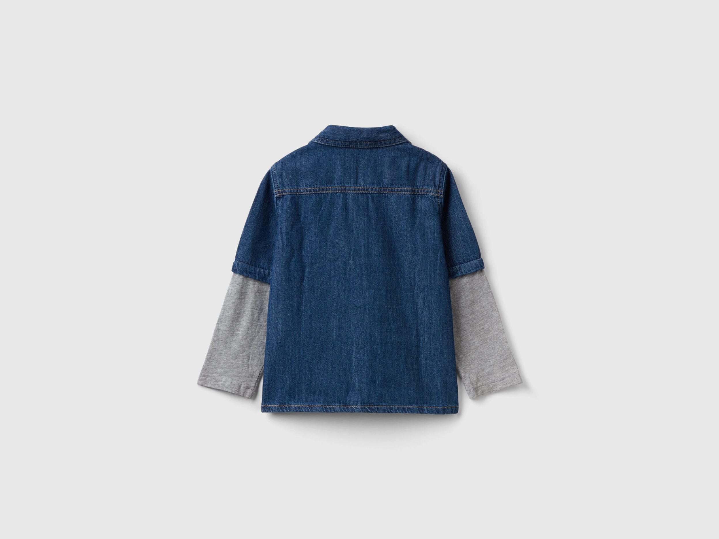 Camicia jeans hot sale bambino benetton