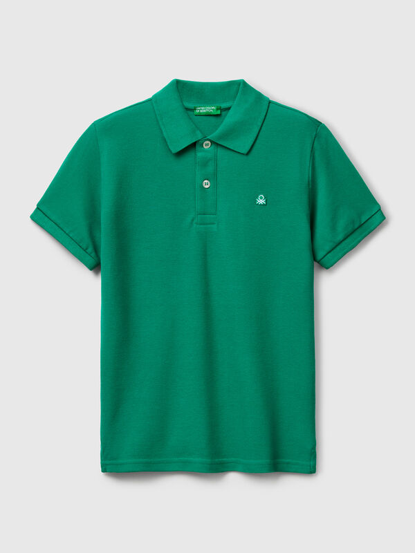 Polo coupe slim en pur coton Garçon