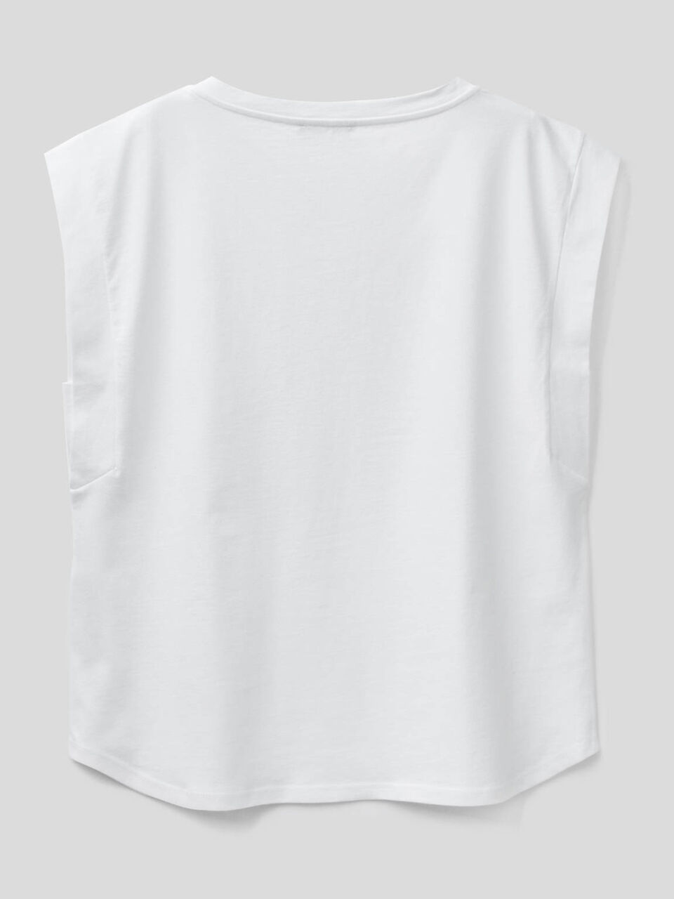 T-shirt en coton avec mancherons image number 2